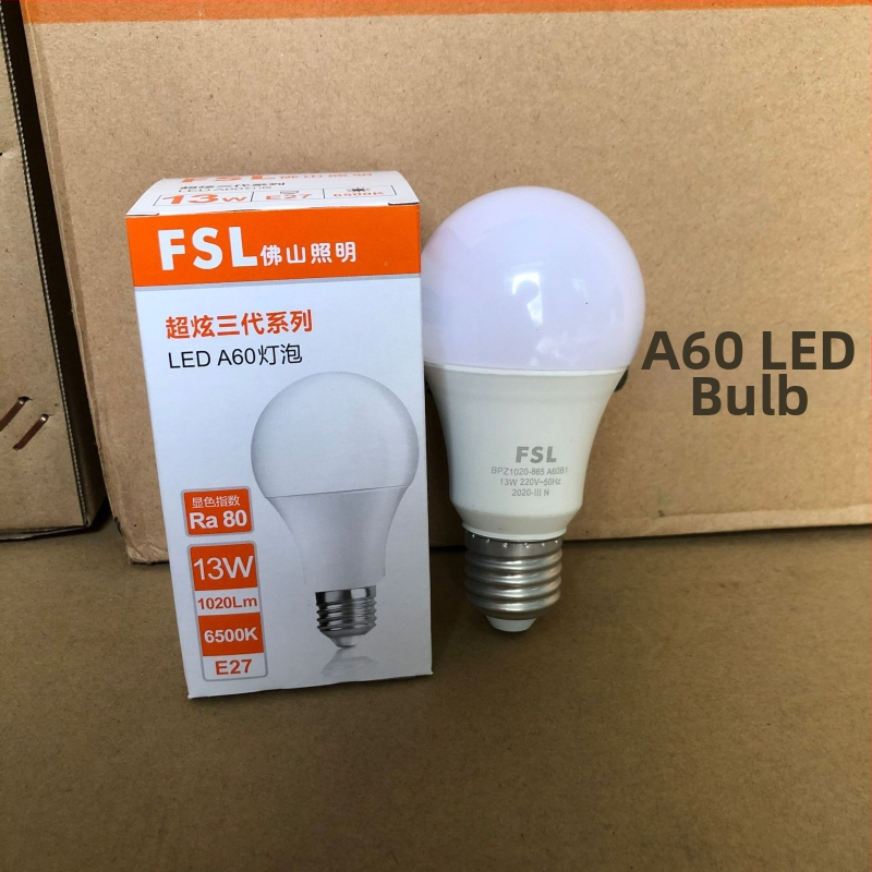 FSL LED lamp, ühilduv E27/B22, 13W, 1020 lm, CRI 85, tööaeg 15000 h