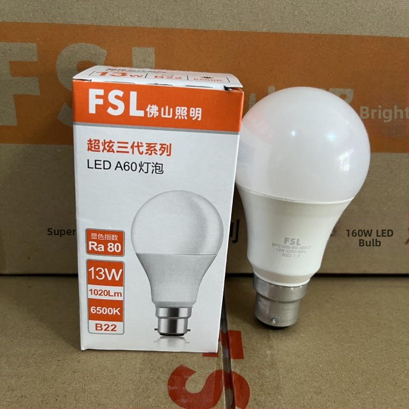 FSL LED lamp, ühilduv E27/B22, 13W, 1020 lm, CRI 85, tööaeg 15000 h