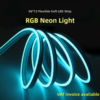 Paindlik neoonvalgustusega LED riba reklaamimiseks, 24V madal pinge, 3535 LED, Sanan Optoelectronics, reguleeritav valgus, veekindel