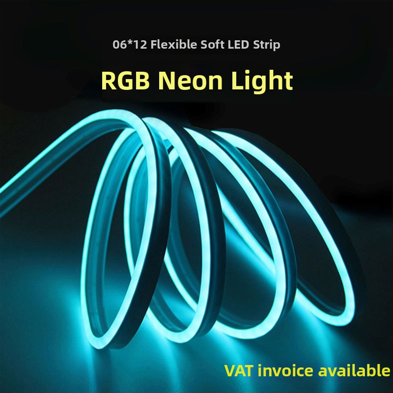 Paindlik neoonvalgustusega LED riba reklaamimiseks, 24V madal pinge, 3535 LED, Sanan Optoelectronics, reguleeritav valgus, veekindel