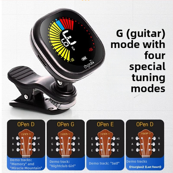 Kitarrile, ukulele ja viiulile tuner – WST-670, laetav, automaatne digitaalne tuner