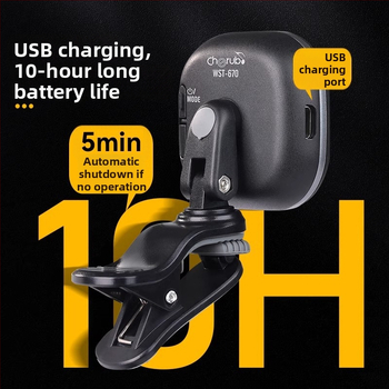 Kitarrile, ukulele ja viiulile tuner – WST-670, laetav, automaatne digitaalne tuner