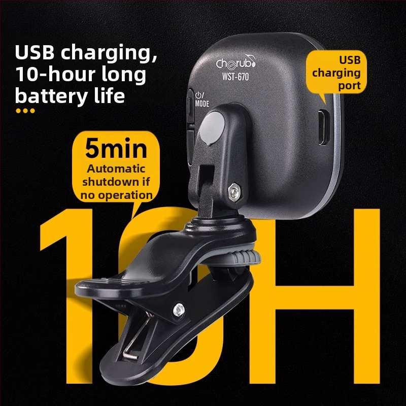 Ladič na gitaru, ukulele a husle – WST-670, nabíjateľný, automatický digitálny tuner