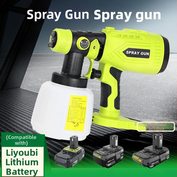 Pihustuspüstol, ühilduv Ryobi 18V akulaatoriga; aku ei kuulu komplekti; tõhus pihustusotsik