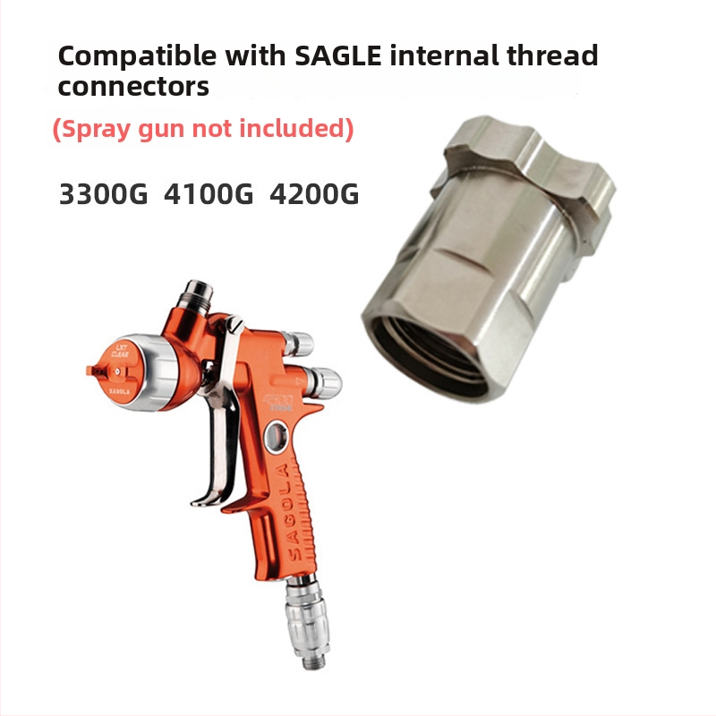 Sagola smidzināšanas pistoles adapters ar vienreizējā plastmasas krāsas tvertni bez mazgāšanas lietošanai