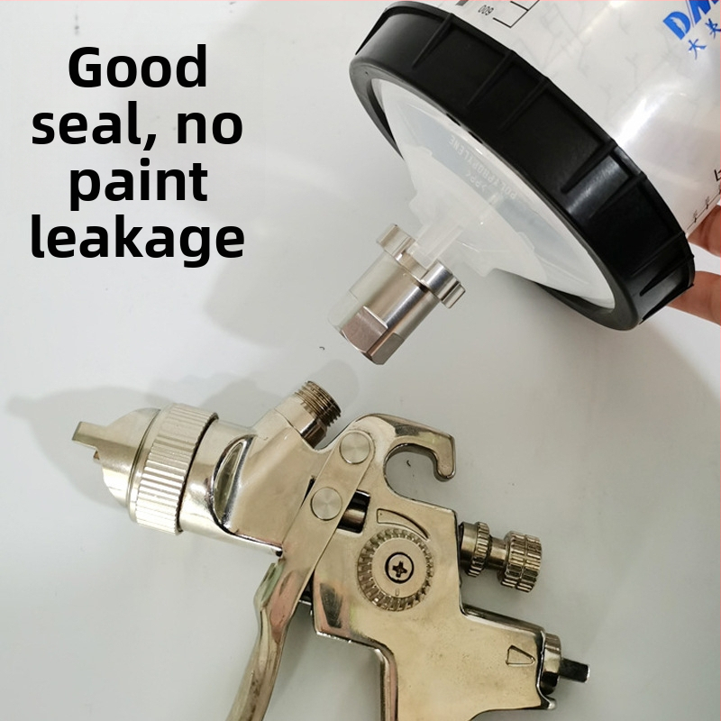 Sagola smidzināšanas pistoles adapters ar vienreizējā plastmasas krāsas tvertni bez mazgāšanas lietošanai