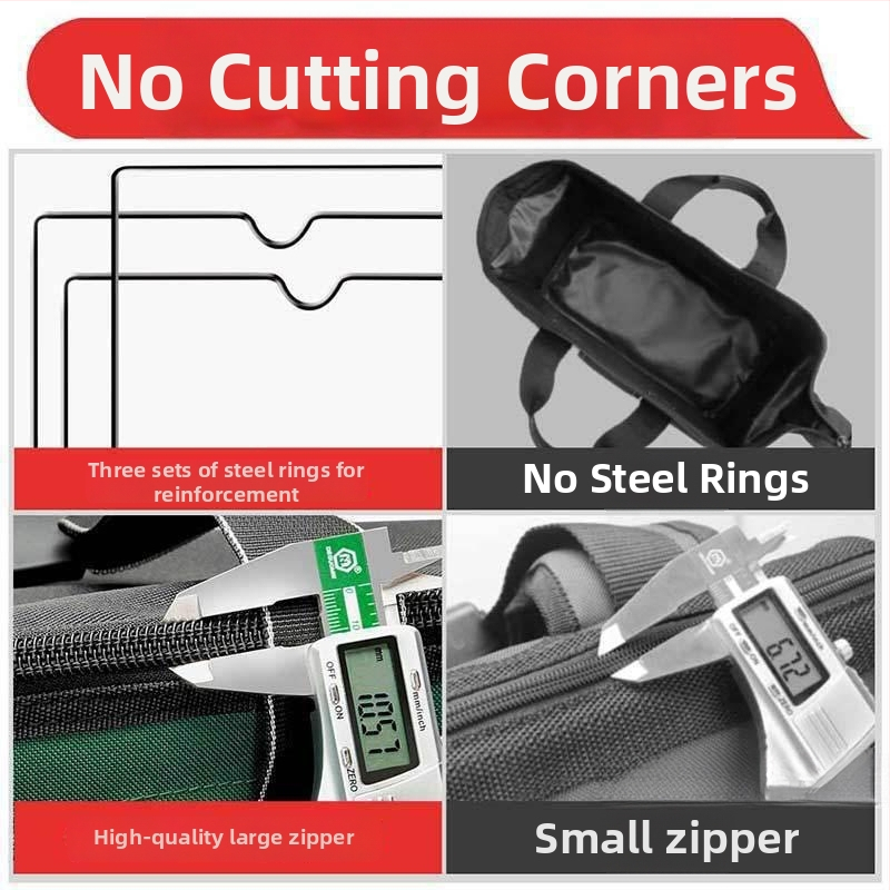 Elektritööriistade komplekt hoiukotiga – ruudukujuline disain, mitmekülgne, vastupidav