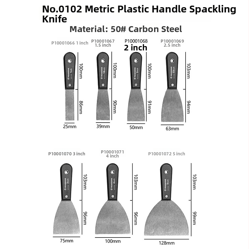 Penggong kõrge süsinikusisaldusega terasest pahtli nuga, seina värvi kraapimiseks, paksenenud nuga