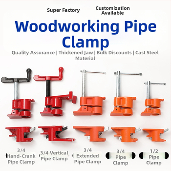 F-tüüpi klamber puidutööks ja kivide jaoks — terasest, piiramat kinnitusteulatus, kaal 1,4