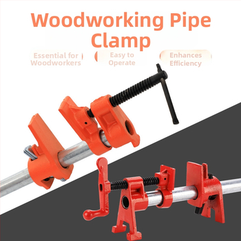 F-tüüpi klamber puidutööks ja kivide jaoks — terasest, piiramat kinnitusteulatus, kaal 1,4