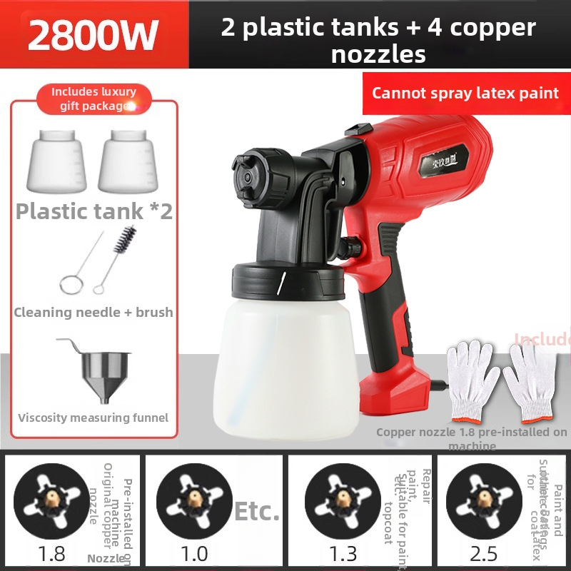 Juhtmega värviprits koduseks kasutamiseks, kõrge atomisatsioon, 220V, toiteallikas: pistik, bränd: Other