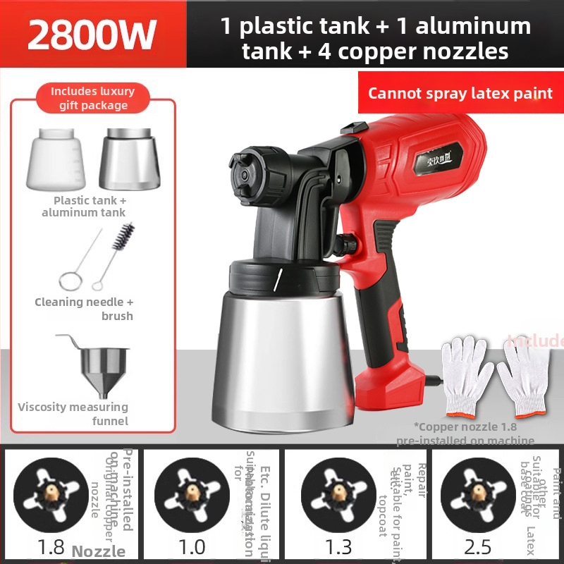 Juhtmega värviprits koduseks kasutamiseks, kõrge atomisatsioon, 220V, toiteallikas: pistik, bränd: Other