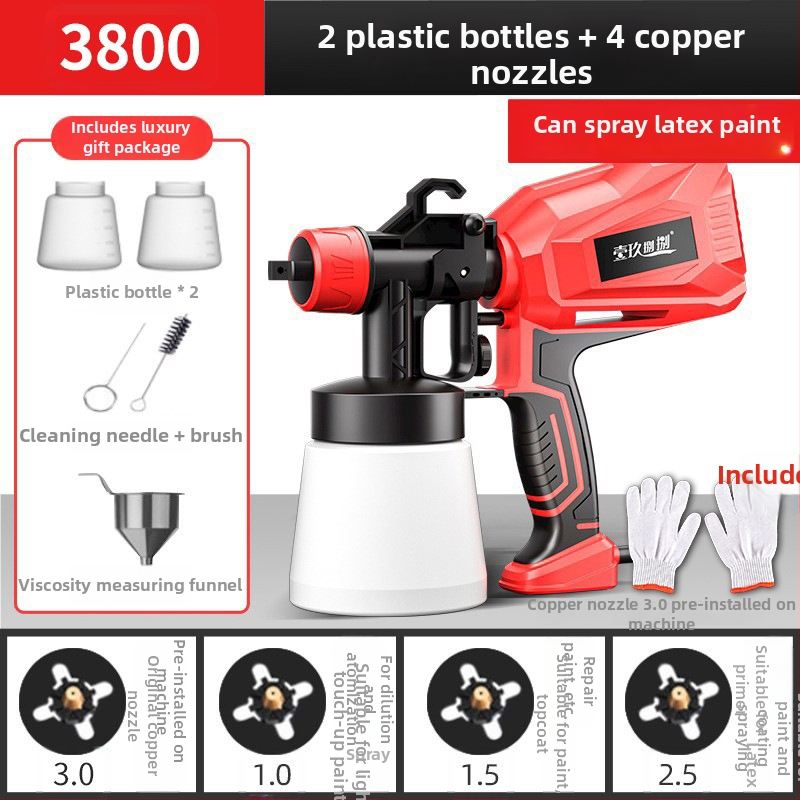 Juhtmega värviprits koduseks kasutamiseks, kõrge atomisatsioon, 220V, toiteallikas: pistik, bränd: Other