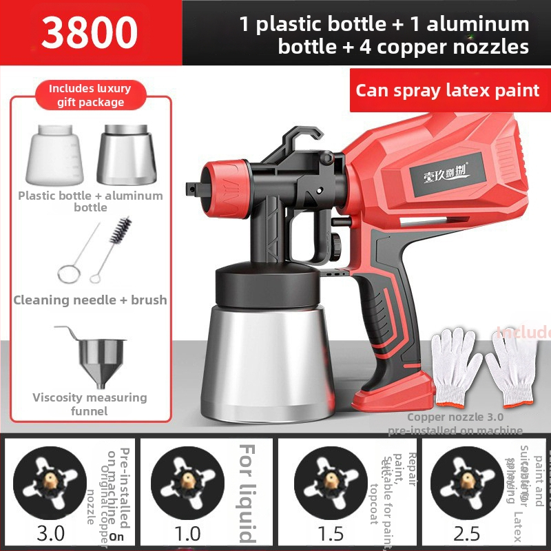 Juhtmega värviprits koduseks kasutamiseks, kõrge atomisatsioon, 220V, toiteallikas: pistik, bränd: Other