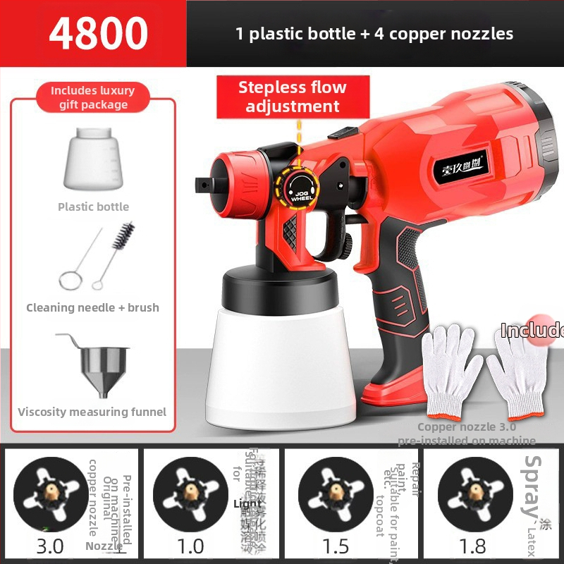 Juhtmega värviprits koduseks kasutamiseks, kõrge atomisatsioon, 220V, toiteallikas: pistik, bränd: Other