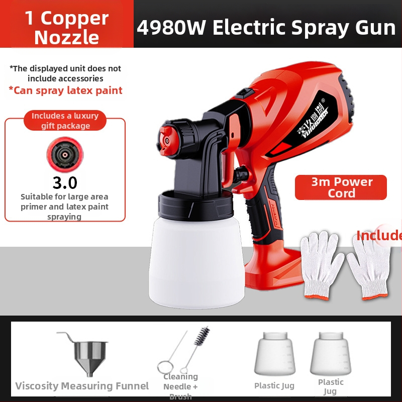 Juhtmega värviprits koduseks kasutamiseks, kõrge atomisatsioon, 220V, toiteallikas: pistik, bränd: Other