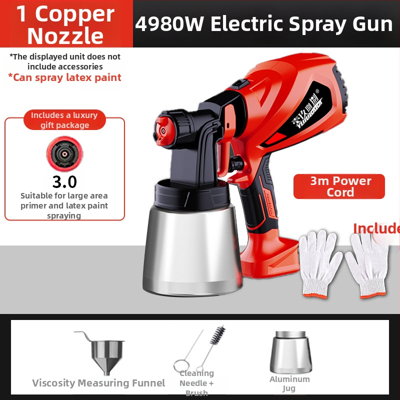 Juhtmega värviprits koduseks kasutamiseks, kõrge atomisatsioon, 220V, toiteallikas: pistik, bränd: Other