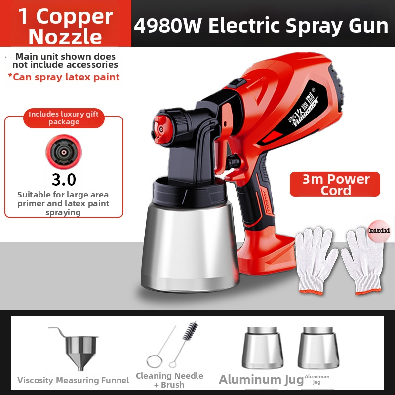 Juhtmega värviprits koduseks kasutamiseks, kõrge atomisatsioon, 220V, toiteallikas: pistik, bränd: Other