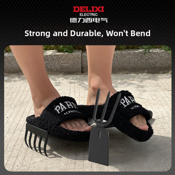 Delixi Electric aianduskühvli komplekt, süsinikterasest, kolmeosaline komplekt aianduseks, lillepeenrale ja randale