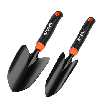 Комплект градинарски лопати Delixi Electric, въглеродна стомана, три части за градина, цветна леха и плаж