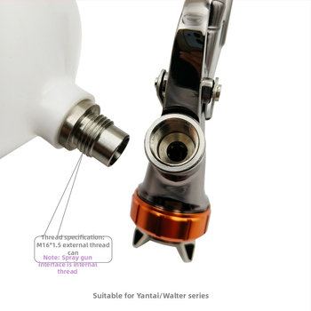 AdwardsDavis Pneumaatiline spreipüstoli lisaseade M16x2 ja M16x1.5 keermestusega, 600 ml maht, seeria GFG TT GTI