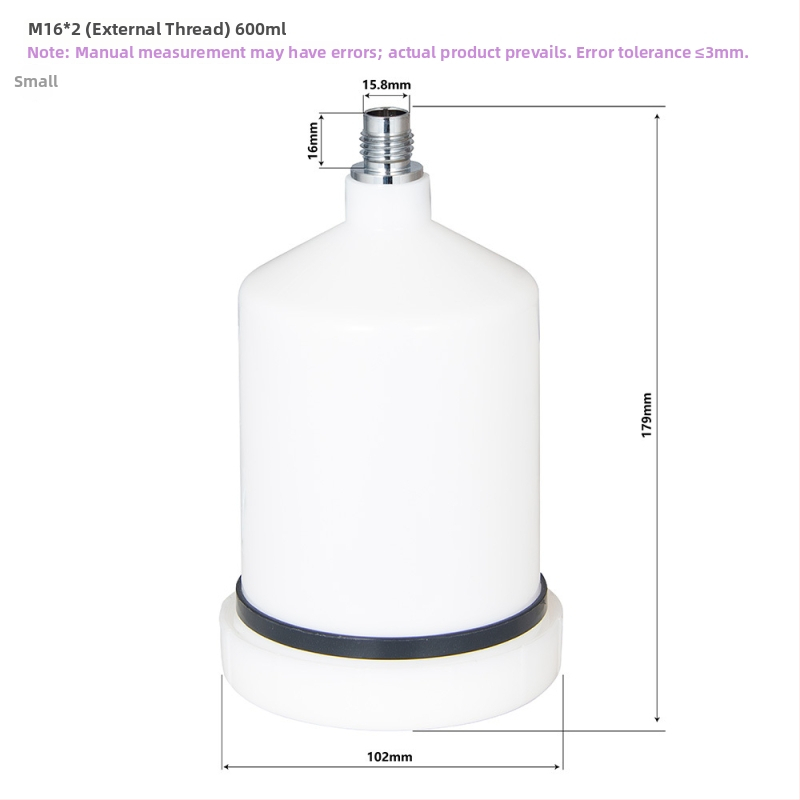 AdwardsDavis Pneumaatiline spreipüstoli lisaseade M16x2 ja M16x1.5 keermestusega, 600 ml maht, seeria GFG TT GTI