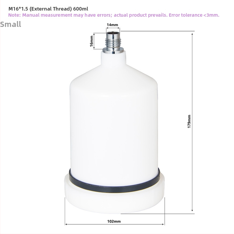 AdwardsDavis Pneumaatiline spreipüstoli lisaseade M16x2 ja M16x1.5 keermestusega, 600 ml maht, seeria GFG TT GTI