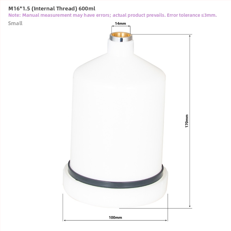 AdwardsDavis Pneumaatiline spreipüstoli lisaseade M16x2 ja M16x1.5 keermestusega, 600 ml maht, seeria GFG TT GTI
