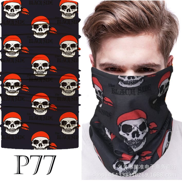 Безшевна многофункционална магическа забрадка от серията Skull, директна доставка от фабрика за трансгранични вериги за доставки, винаги на склад.