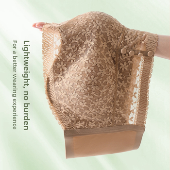 Be õlarõngad cami rinnahoidja, tikkude segu, nailon, 3/4 tassi, õhukesed vormitud toppid, traadita push-up, õlarihm, jääsilk