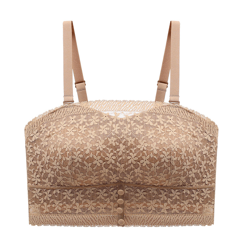 Be õlarõngad cami rinnahoidja, tikkude segu, nailon, 3/4 tassi, õhukesed vormitud toppid, traadita push-up, õlarihm, jääsilk