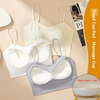 Nailonist rinnahoidja ilma õlarihmadeta, vormitud tassidega – täis tass, ilus tagant