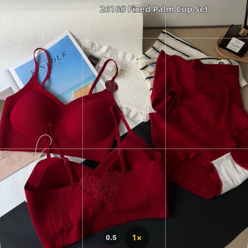 Harjatud puuvillast rinnahoidja wrap/tube top fikseeritud keskmise vormiga kaussidega, rindkere pikkus, hingav