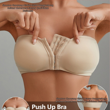 Traadita bandeau rinnahoidja eesluku, reguleeritav, õhukesed vormitud kausid (3/4)