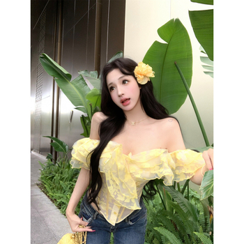 Naiselik camisole top - Kalaluude detail, õla rihmad, kitsas lõige, polüester (70–80%), suvi 2025