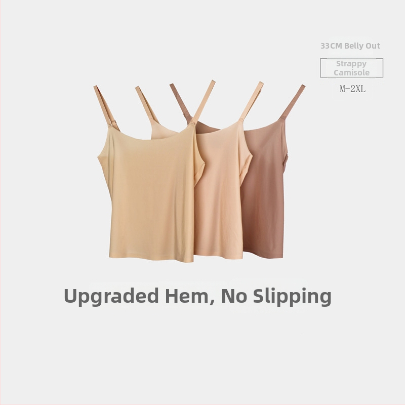 D33 Ice Silk Wrap Top rinnahoidja jaoks, ultra-kitsas kauss, 3/4 kauss, nähtamatu, hingav, ilus selg