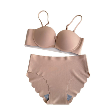 Nailonist bra wrap/tube top, be õlgadest, topelt eeslukk, ristatud selg, 1/2 tass, keskmise kujuga tass