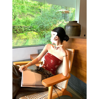 Kamisol-tüüpi urban top, ebakorraparane lõikega, akrüülkiud, talv 2022