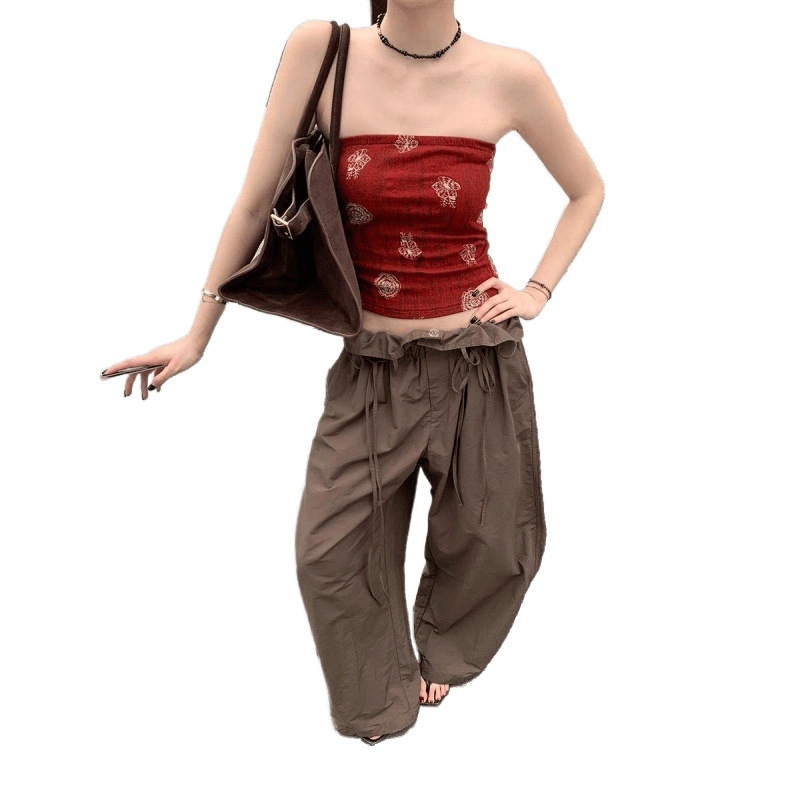 Kamisol-tüüpi urban top, ebakorraparane lõikega, akrüülkiud, talv 2022