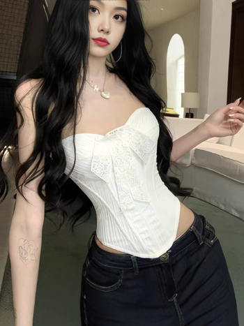 Naine halterneck-tüp-top, kitsas lõige, ultra-lühike pikkus ≤40 cm, polüester, ühtlane muster