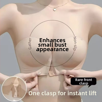 Bezšuvju krūšturis tūbiņa stila ar bieziem formētām kausiem, neilona audums un pamatdaļa, priekšējā sprādze, noņemamās dubultās siksnas
