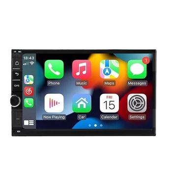 Трансгранично Android 7-инчово 8-ядрено централно управление на автомобилно радио, CarPlay HD голям екран за кола MP5 Bluetooth плейър