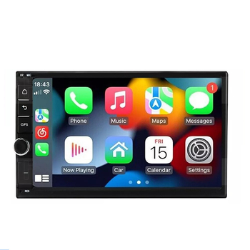 Трансгранично Android 7-инчово 8-ядрено централно управление на автомобилно радио, CarPlay HD голям екран за кола MP5 Bluetooth плейър