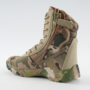 Νέες ανδρικές μπότες Oxford από ύφασμα, με ύφασμα καμουφλάζ και ύφασμα Python, μπότες υψηλής εκπαίδευσης μάχης, αναπνεύσιμα παπούτσια πεζοπορίας, ανδρικές μπότες ερήμου