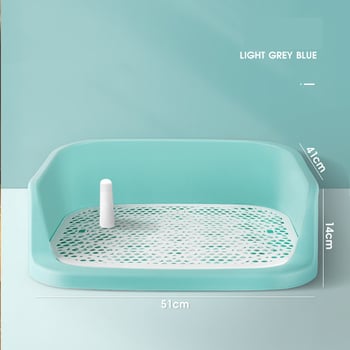 Νέα τουαλέτα κατοικίδιων/τουαλέτα σκύλου με αυτόματο καζανάκι, μεγάλου μεγέθους, τουαλέτα/γιαγιό σκύλου με πλέγμα.