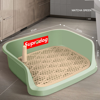 Νέα τουαλέτα κατοικίδιων/τουαλέτα σκύλου με αυτόματο καζανάκι, μεγάλου μεγέθους, τουαλέτα/γιαγιό σκύλου με πλέγμα.