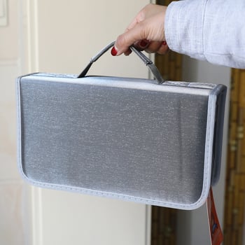 Tarpvalstybiniu mastu populiarus CD dėklas, didelės talpos CD laikiklis, diskų laikymo albumas, DVD albumo krepšys, dulkėms atsparus laikymo krepšys, 128 diskai