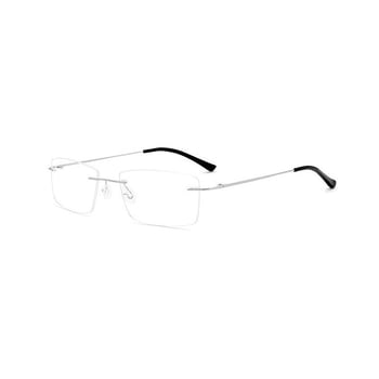 Popularni online okviri za naočale bez okvira s anti-plavim svjetlom u influencer stilu, kvadratni okviri, okviri za dioptrijske naočale za muškarce i žene.