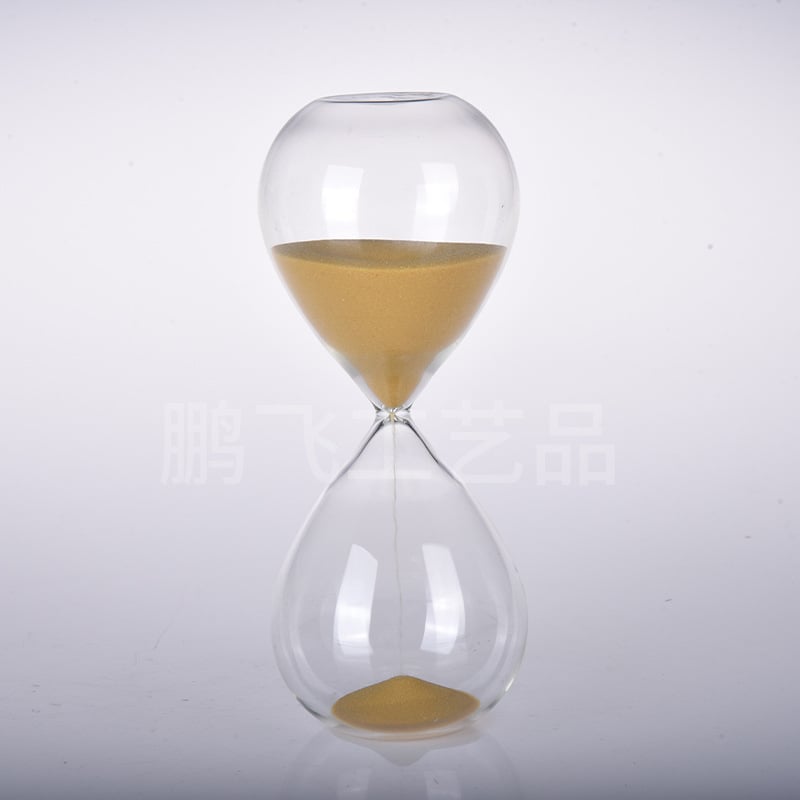 Креативен подарък от цветен стъклен пясъчен часовник, декорация за дома/офиса, настолен таймер, малък подарък