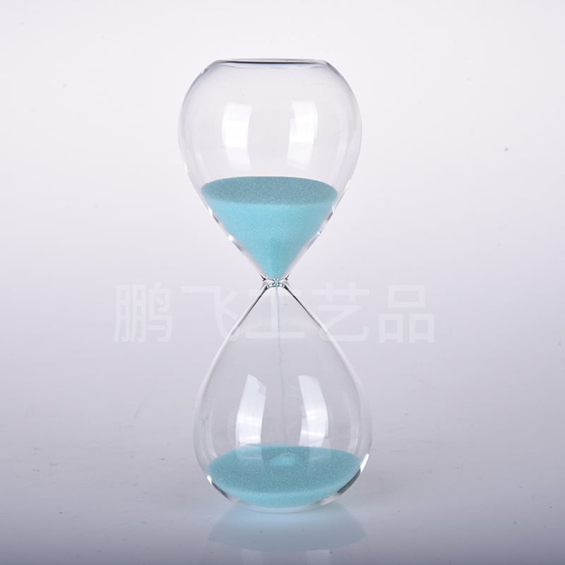 Креативен подарък от цветен стъклен пясъчен часовник, декорация за дома/офиса, настолен таймер, малък подарък